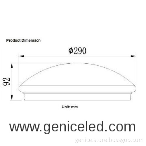 AC100-240V Samsung chip indoor 12W LED bathroom lighting